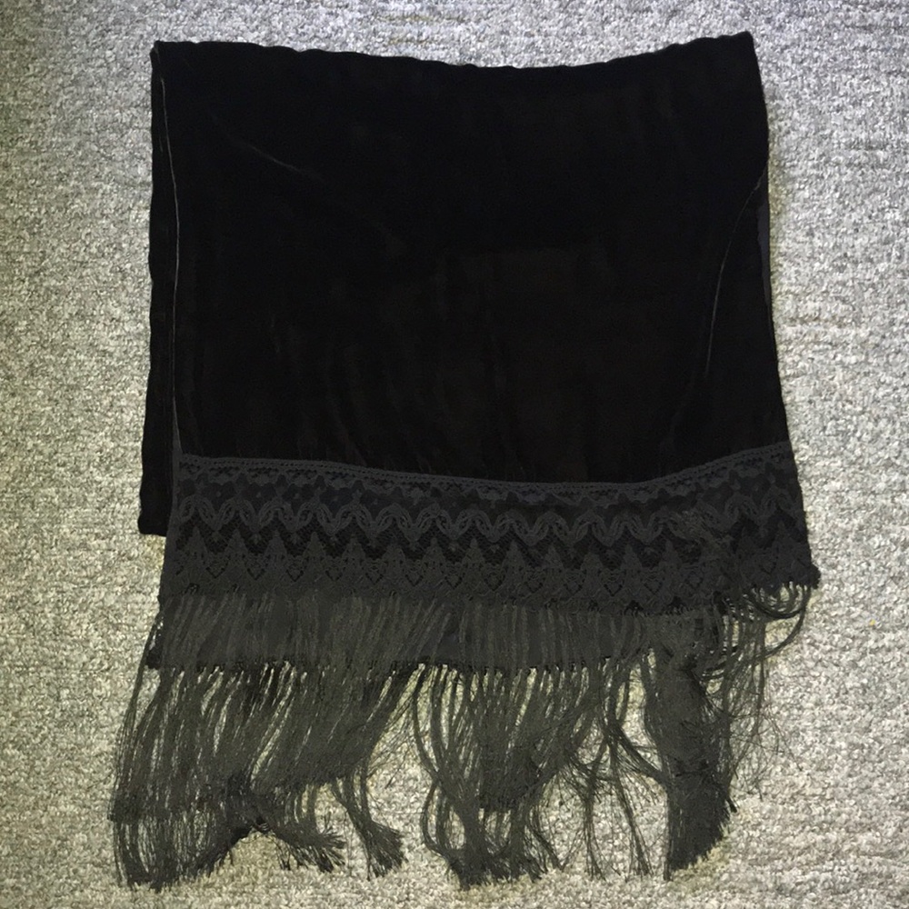 Christian Dior 100% Silk Velvet Big Scarf